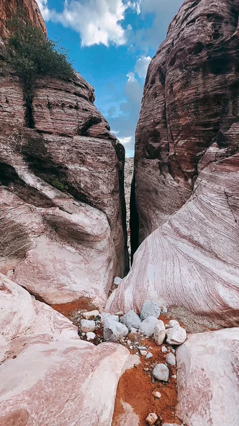 Red rock canyon,landscape, mountain, sky, nature, mountains Stock Footage 252154529