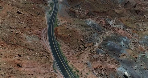 Red Rock Cliffs on Highway 89 South of Page, Arizona Stock Footage 94639430
