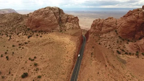 Red Rock Cliffs South of Page, Arizona Video stock 78246570