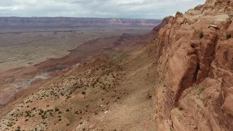 Red Rock Cliffs South of Page, Arizona Video stock 78288970