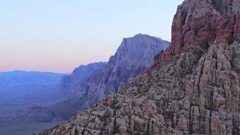 Red Rock Dusk Stock Footage 257844516