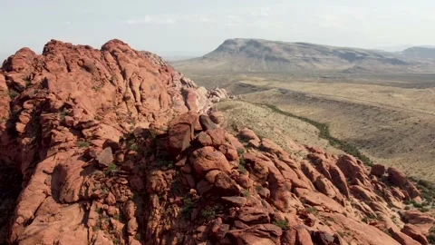 Red Rock Formation Rotation Video stock 196822777