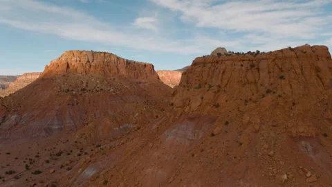 Red Rock Formations 1 (Ascending Sweep) Stock Footage 221107734
