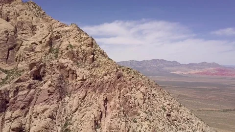 Red rock formations and park Stock Footage 80963490