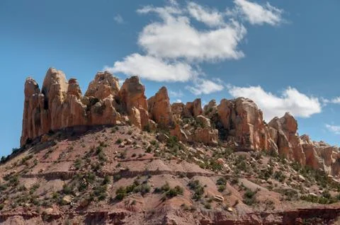Red Rock Formations Capitol Reef National Park Utah Stock Photos