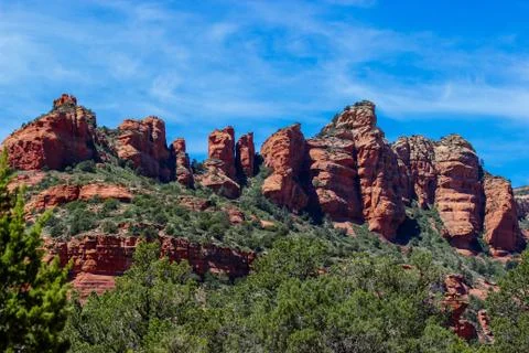 Red Rock Formations Foto stock