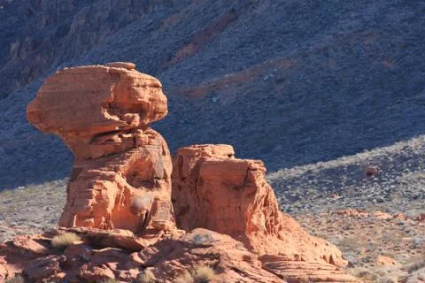 Red rock landscape Stock Photos