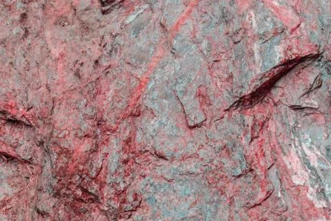 Red Rock layer surface for texture background Stock Photos