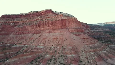 Red Rock Mountain Stock Footage 245130814