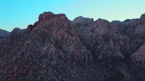 Red Rock Mountains Stock Footage 257844466