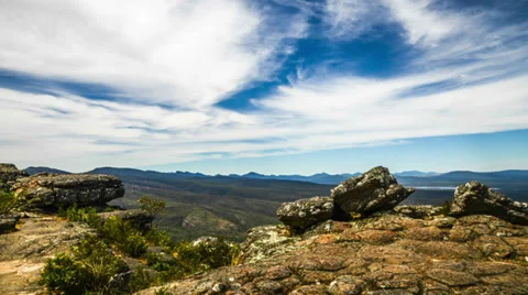 Red rock outlook Stock Footage 33713889