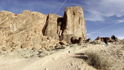 Red Rock Pan Shot Stock Footage 174858599