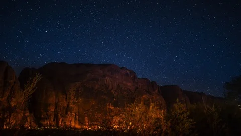 Red Rock Timelapse Stock Footage 114790119
