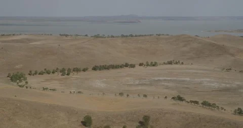 Red Rock Volcanic Complex With Colac Lake Stock-Footage 332089400