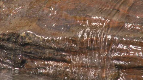 Red Rock Waterfall with audio 1 Stock Footage 7906959