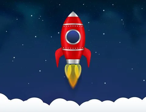 Red Rocket 스톡 일러스트