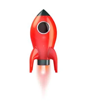 Red Rocket Start Stock Illustration