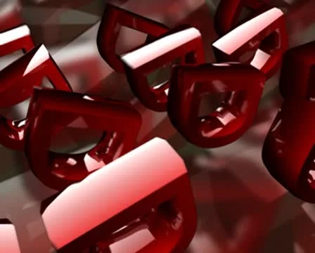 Red Rocking D's Background Loop Video stock 8945353