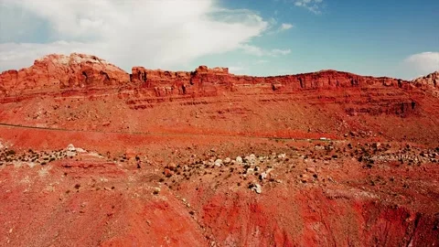 Red Rocks 4k Drone 動画素材 142560753