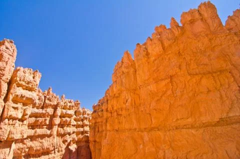 Red rocks, blue sky at bryce canyon national park, ut 写真素材