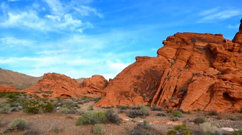 Red Rocks Blue Sky Stock-Footage 37553518