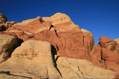 Red rocks cliffs Stock Photos