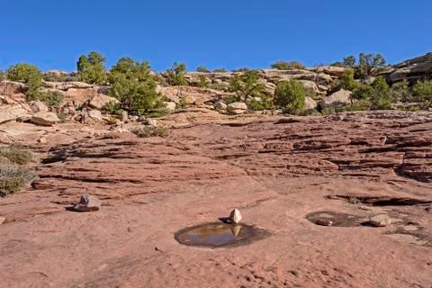 Red Rocks Mesa View Stockfoto's