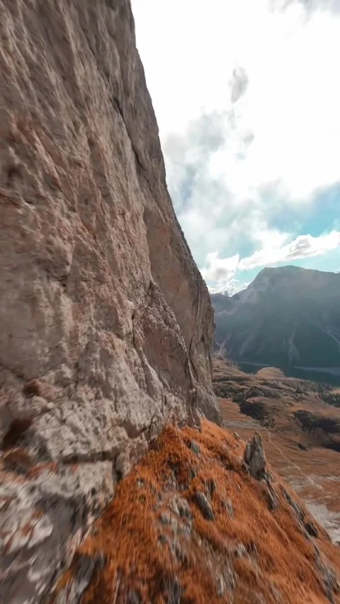 Red rocks in the mountains Stock Footage 273066905