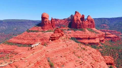 Red Rocks in Sedona Stock Footage 309127668