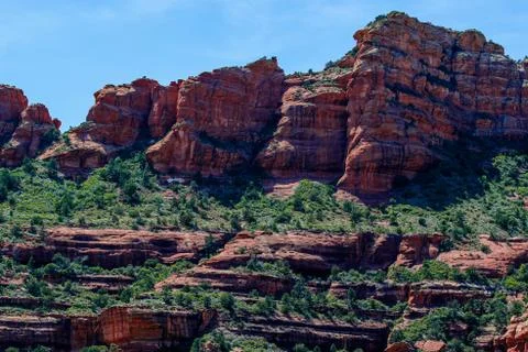 Red Rocks in the Shade Foto stock