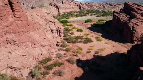 Red rocky mountains Video stock 245453802