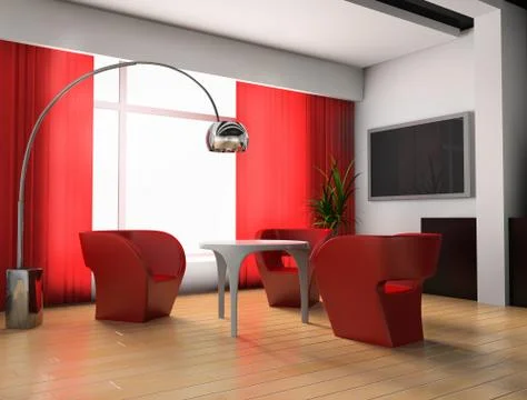 Red room Stock Illustration