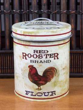 Red Rooster flour Stock Photos