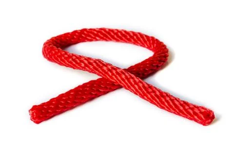 Red Rope . Stock Photos