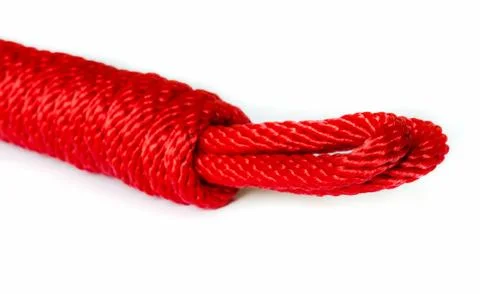 Red Rope . Stock Photos