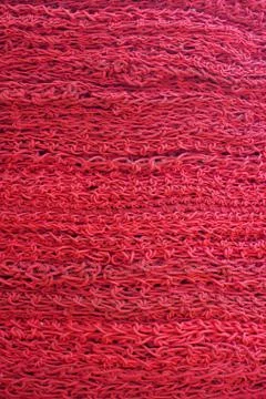 Red Rope Stack Stock Photos