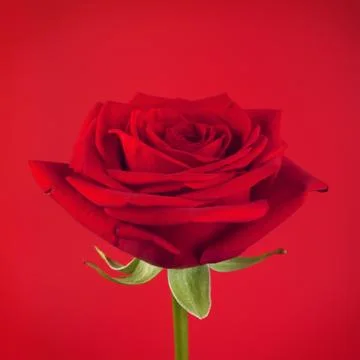 Red Rose Flower Stock Photos
