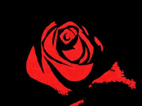 Red rose Stock Illustration