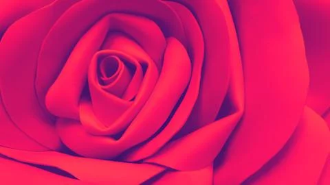 Red rose macro background, artificial flower closeup Stock-Fotos