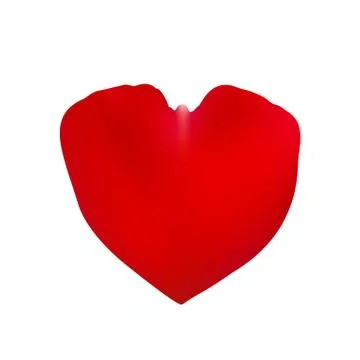 Red rose petal. Stock Illustration