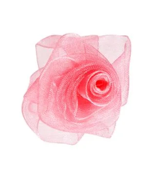 Red rose of translucent tape Stock Photos
