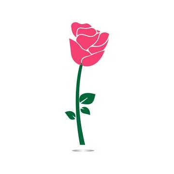 Red roses hand drawn Stock Illustration