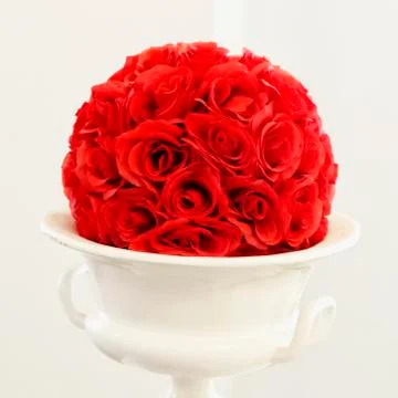 Red roses sphere Stock Photos