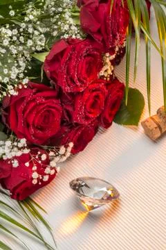 Red Roses - Valentines day Stock Photos