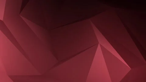 Red Rotating Polygonal background Stock Footage 86064030