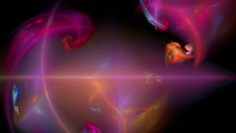 Red rotation pattern abstract motion background Video stock 91147606