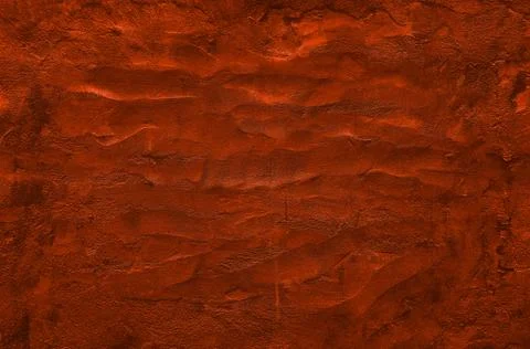 Red rough plaster abstract psychedelic background Stock Photos