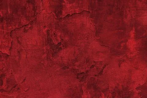 Red rough plaster abstract psychedelic background Stock Photos