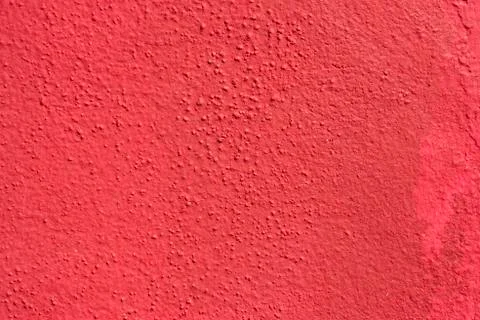 Red rough wall stucco texture Stock Photos