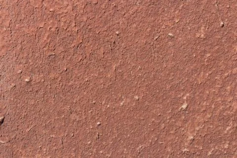 Red Rough Wall Texture with Recesses, Bumps Stock Photos